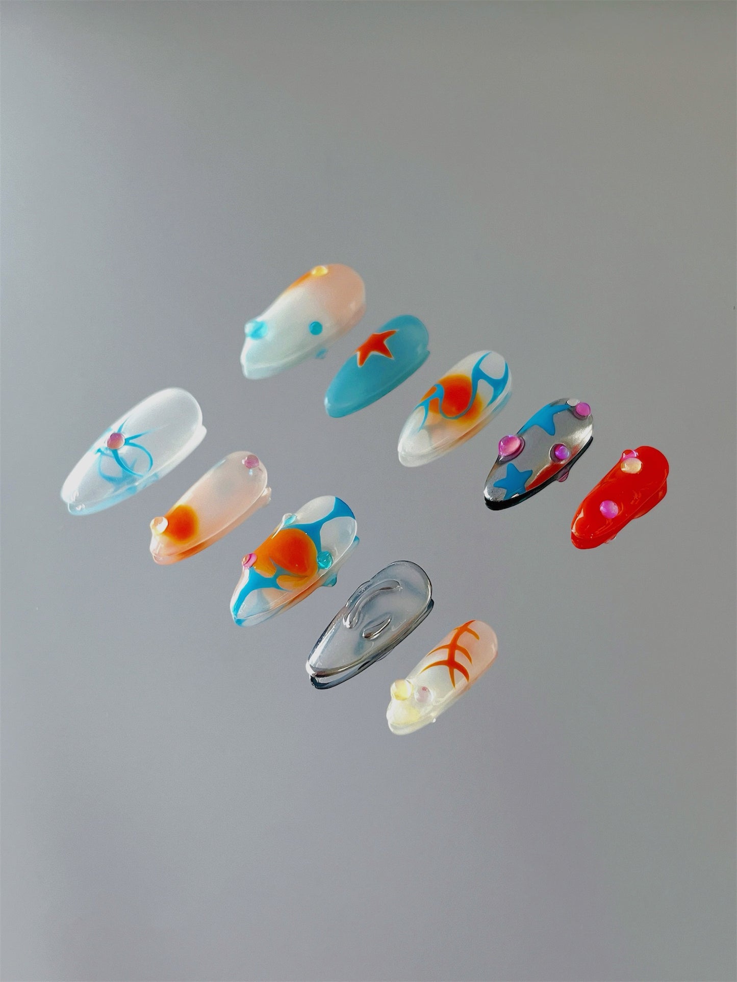 Sunset Bliss | Medium Stiletto | 26mm